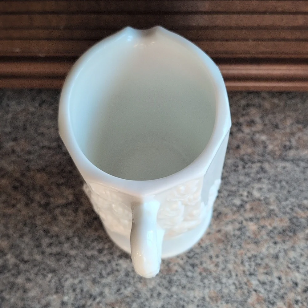 Westmoreland Glass Company Milk Glass Creamer Pitcher